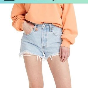 Levi's Women's Premium 501 Original Shorts, Luxor Edge, 34